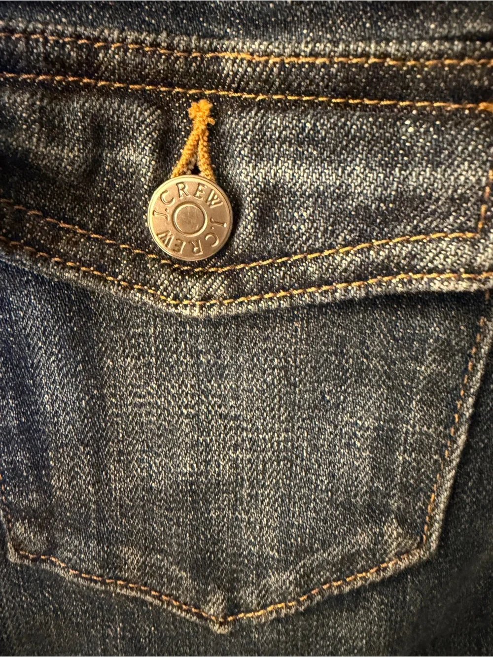 J. Crew Vintage-Style Medium Blue Denim Jacket